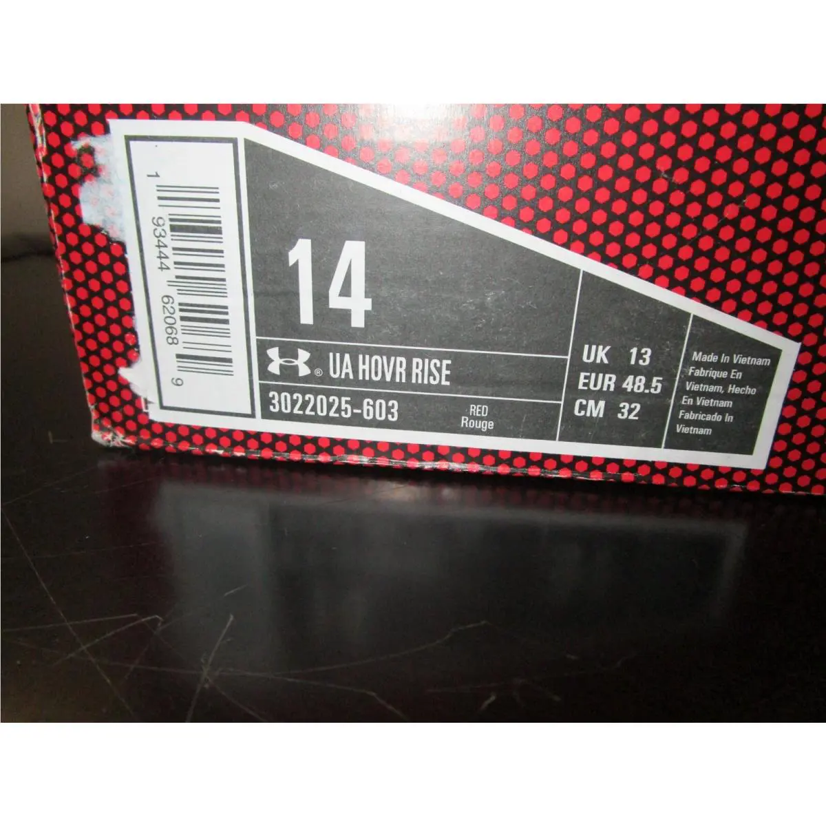 Under Armour shoes - Under Armour Rise - Rise - 3022025-603 - Red (UPC: 193444620405) 4