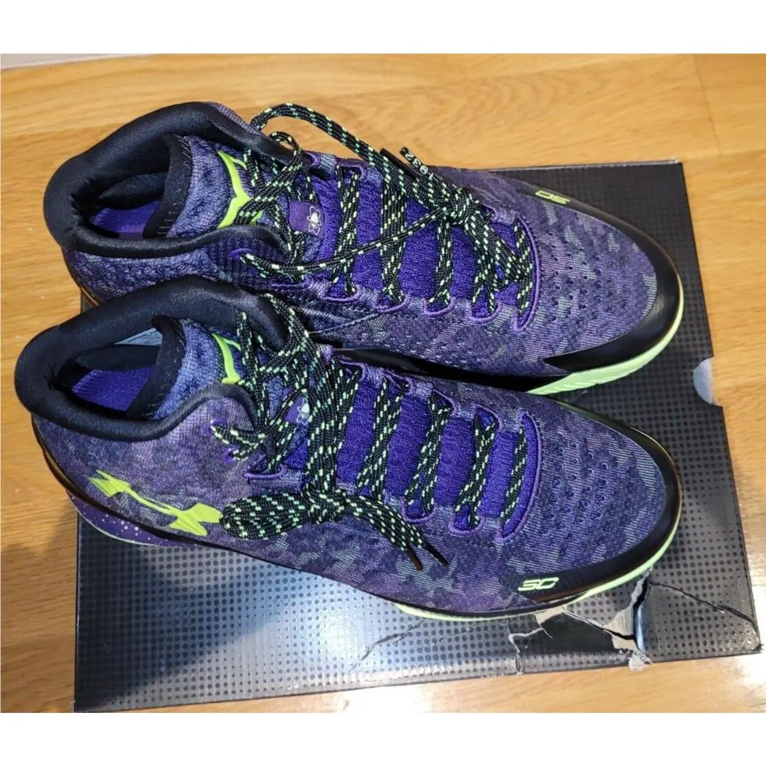 Under Armour shoes - Under armour Curry 1 - Curry - Purple 2