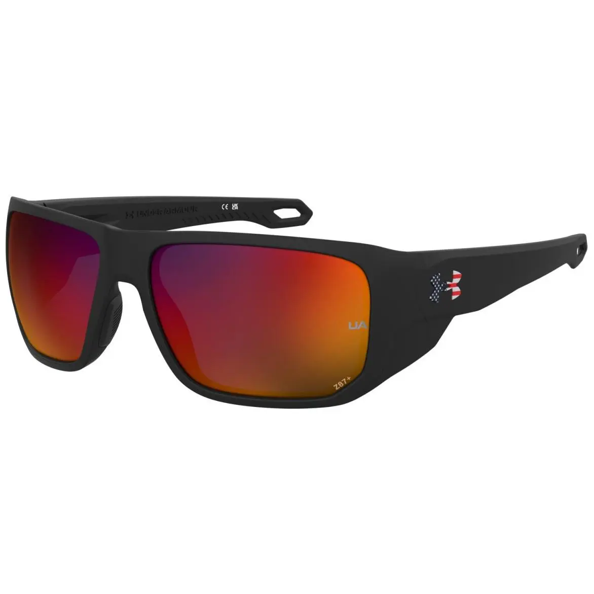 UA Attack MD Sdk B3 Black Multicolor/infrared Men`s Sunglasses by Under Armour