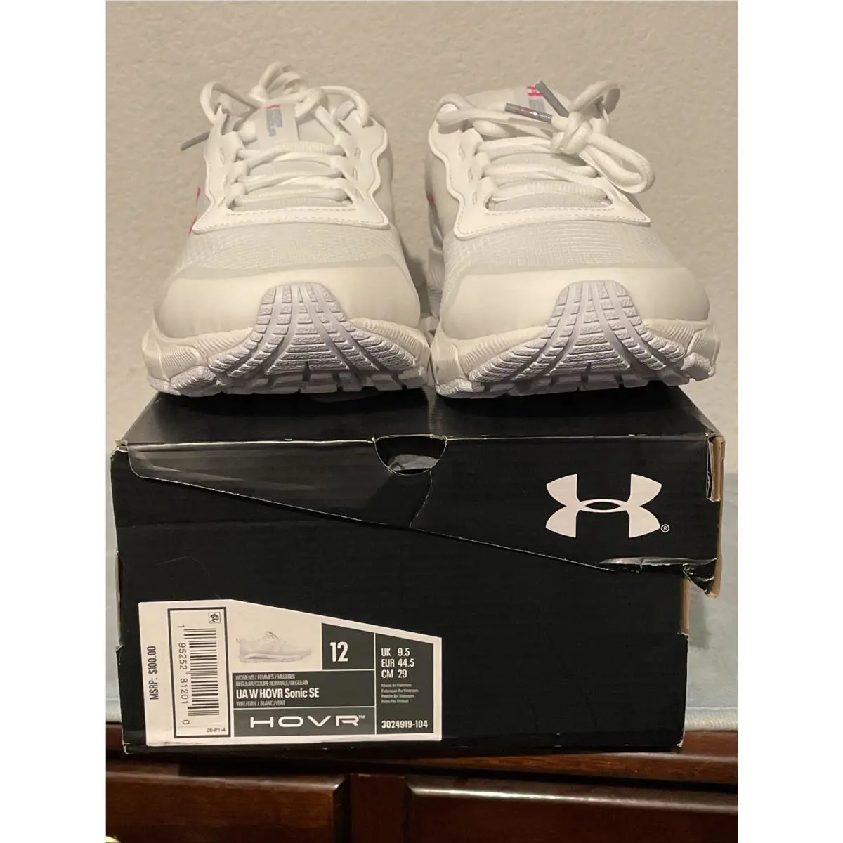 Under Armour shoes - Under armour HOVR Sonic - HOVR Sonic - 3024919-104 - White 9