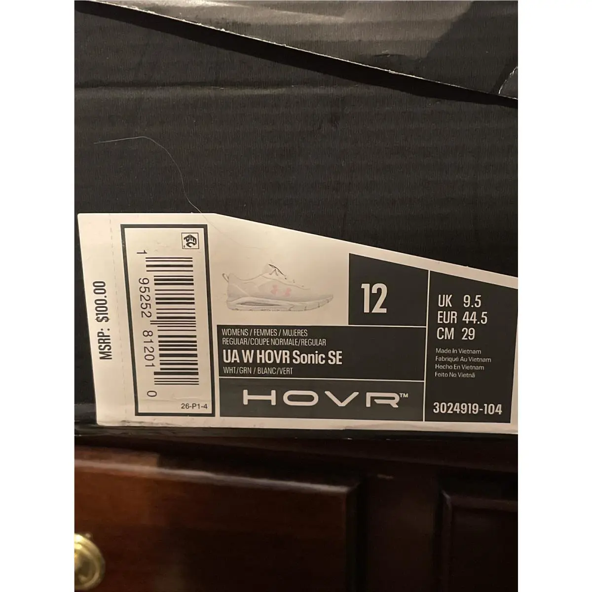 Under Armour shoes - Under armour HOVR Sonic - HOVR Sonic - 3024919-104 - White 10