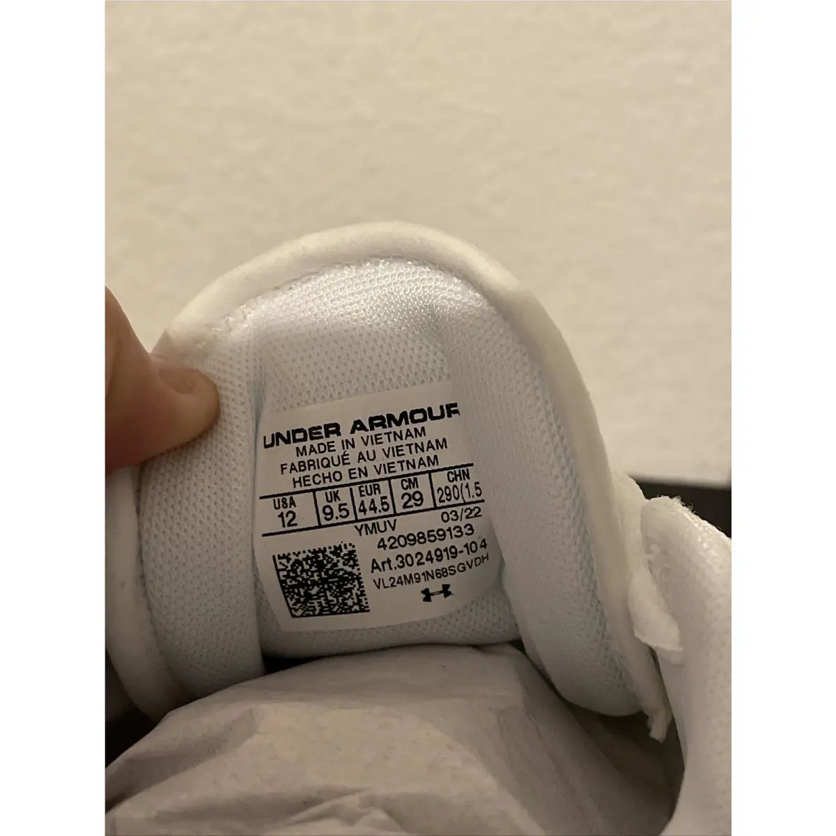 Under Armour shoes - Under armour HOVR Sonic - HOVR Sonic - 3024919-104 - White 7
