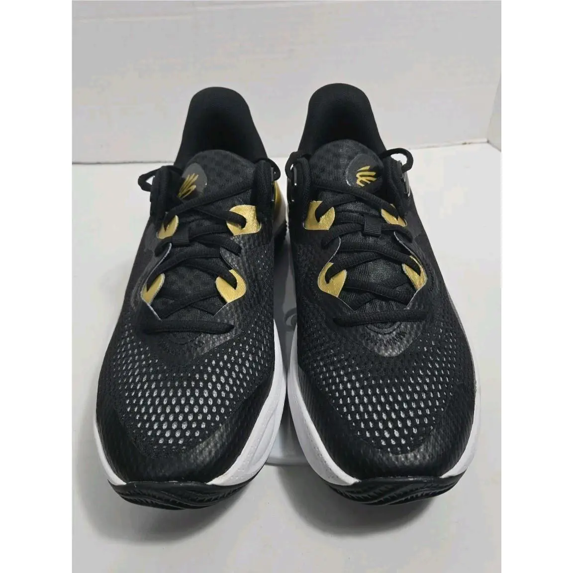 Under Armour shoes - Under Armour Curry Splash 24 - 3027636-001 - black,white and gold (UPC: 196885701566) 0