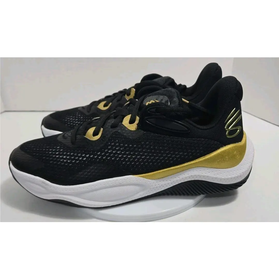 Under Armour shoes - Under Armour Curry Splash 24 - 3027636-001 - black,white and gold (UPC: 196885701566) 1