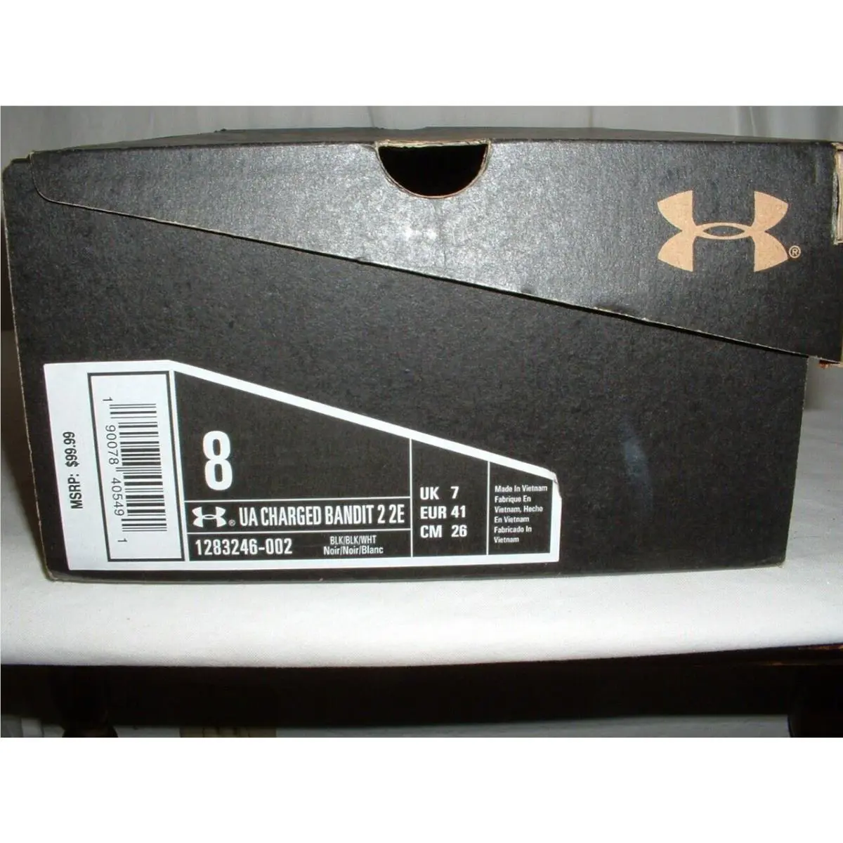 Under Armour shoes - 1283246002 - 1283246-002 - Blue (UPC: 190078405491) 2