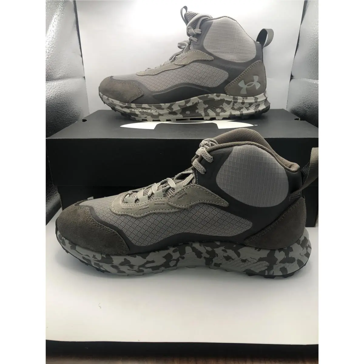 Under Armour shoes - Under Armour Charged Bandit Trek 2 - 3024759-100 - grey (UPC: 195253696428) 5