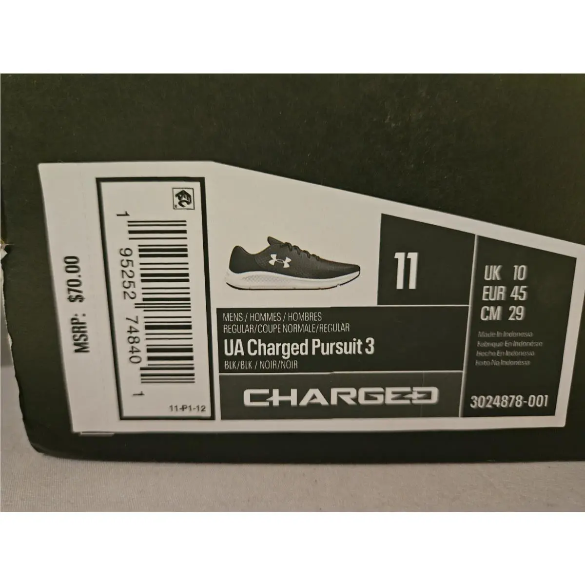 Under Armour shoes - Under Armour Charged Pursuit 3 - White 0
