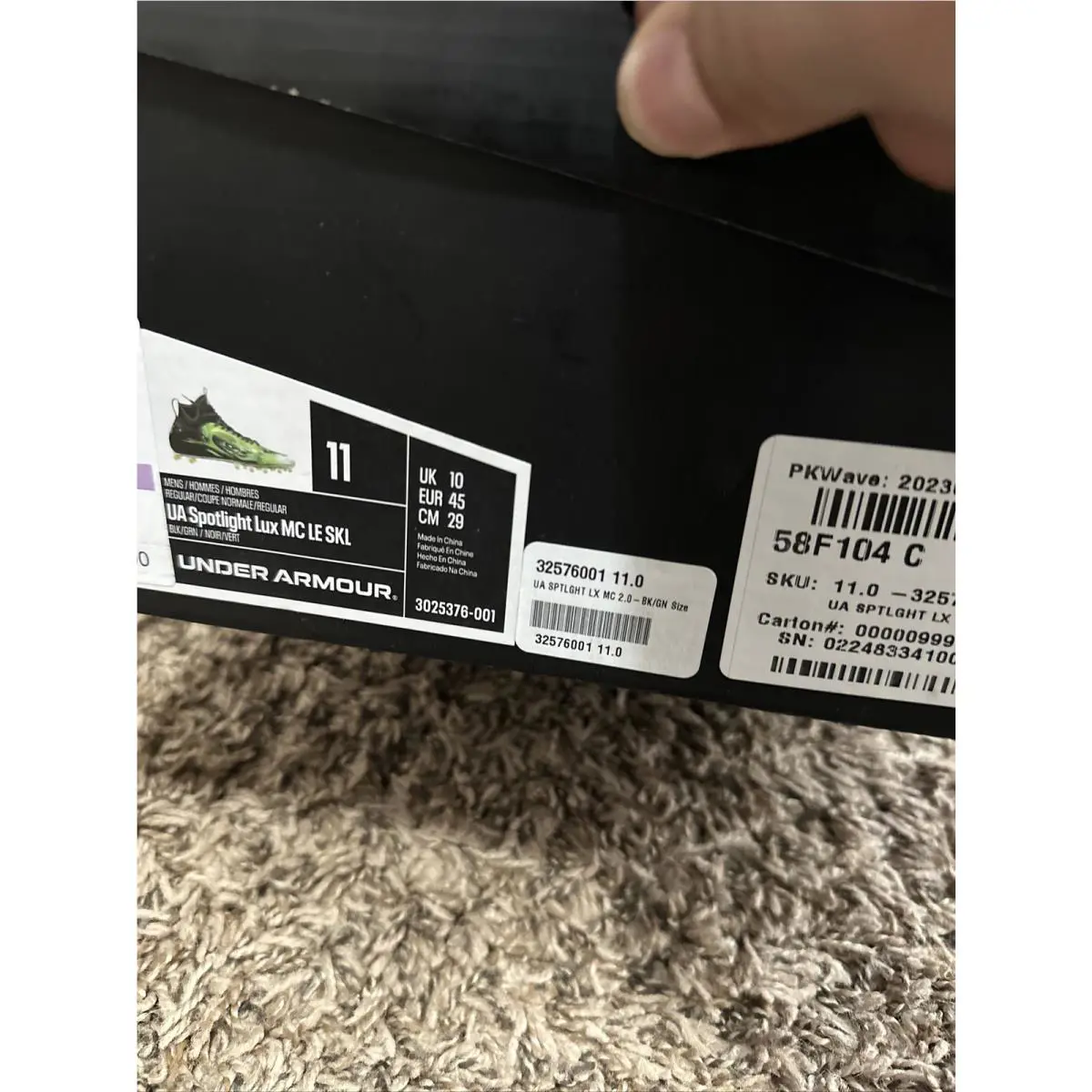 Under Armour shoes - Under Armour Spotlight - Spotlight - 3025376-001 - Green 7