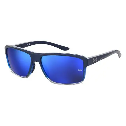 Under Armour UA Kickoff Sunglasses Male Blue Shaded Gray 62mm - Frame: Blue Shaded Gray, Lens: Blue Multilayer