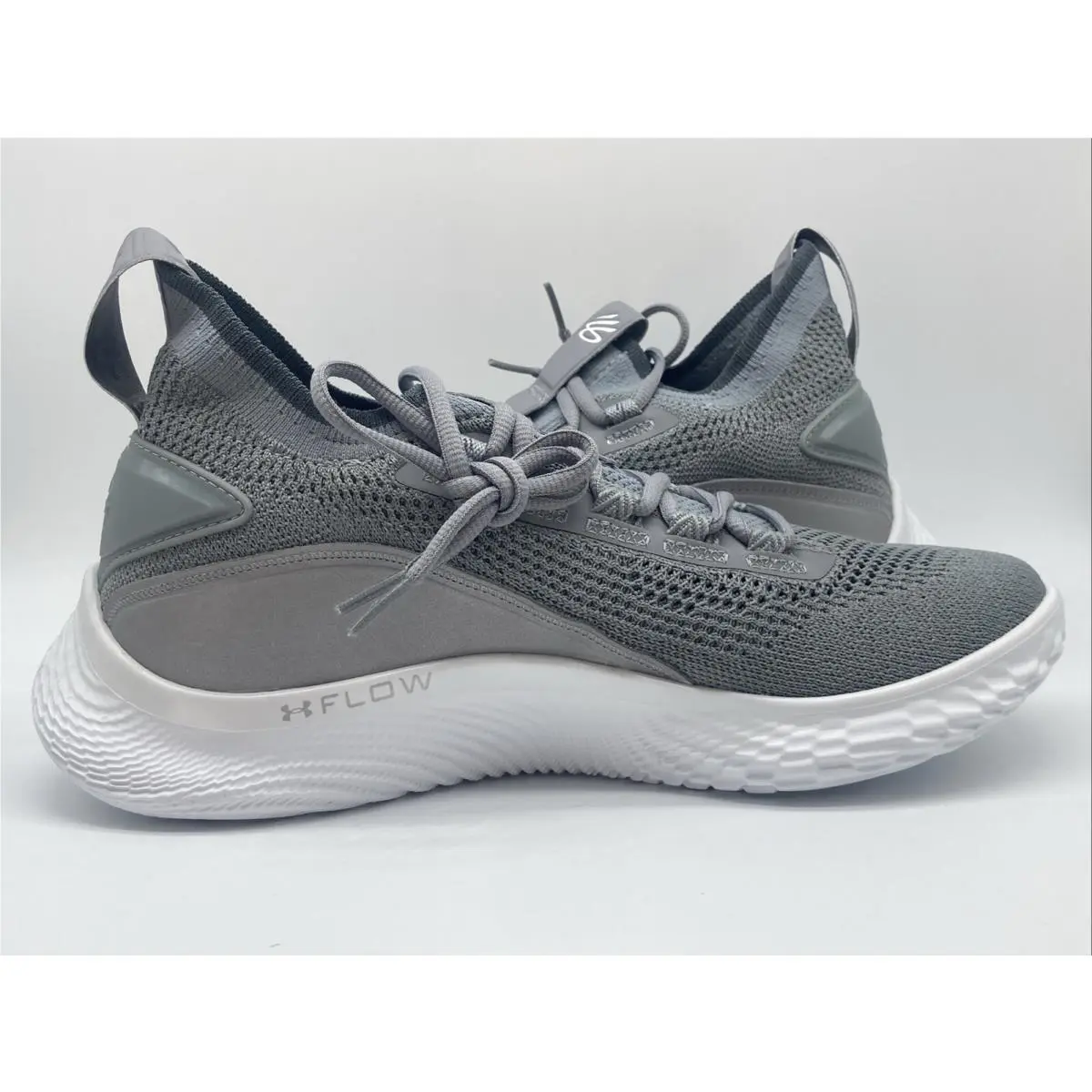 Under Armour shoes - Under Armour Curry 8 Flow - 3024031-100 - Gray 1