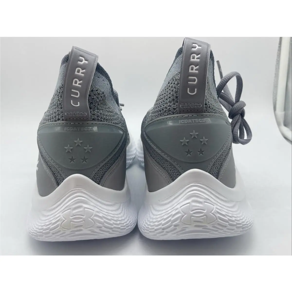 Under Armour shoes - Under Armour Curry 8 Flow - 3024031-100 - Gray 3