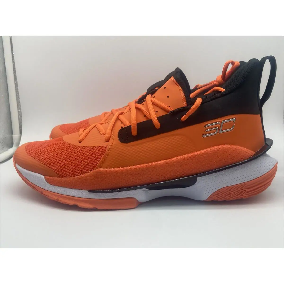 Under Armour shoes - Under Armour Team Curry 7 - 3023838-803 - Orange Black White 0