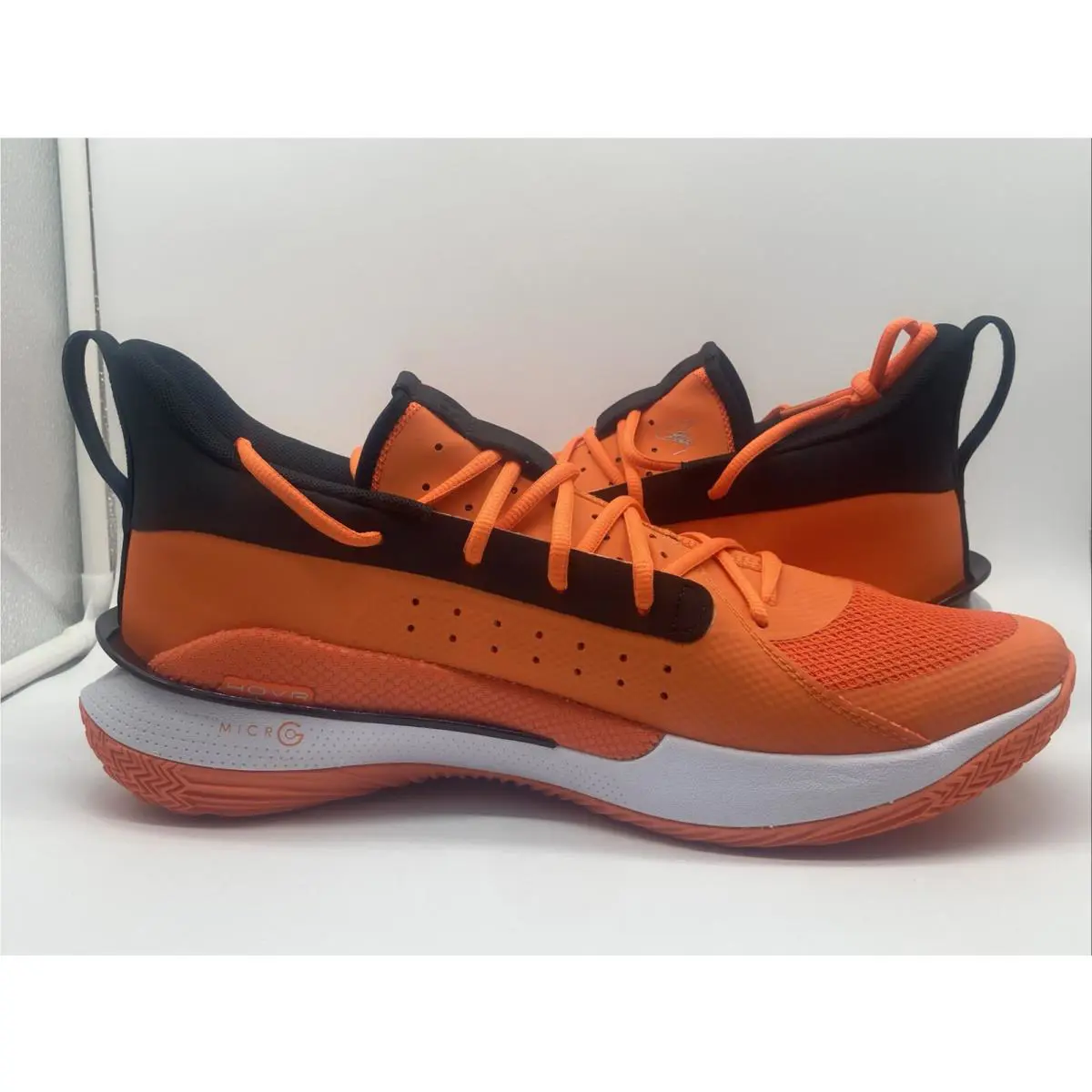Under Armour shoes - Under Armour Team Curry 7 - 3023838-803 - Orange Black White 1