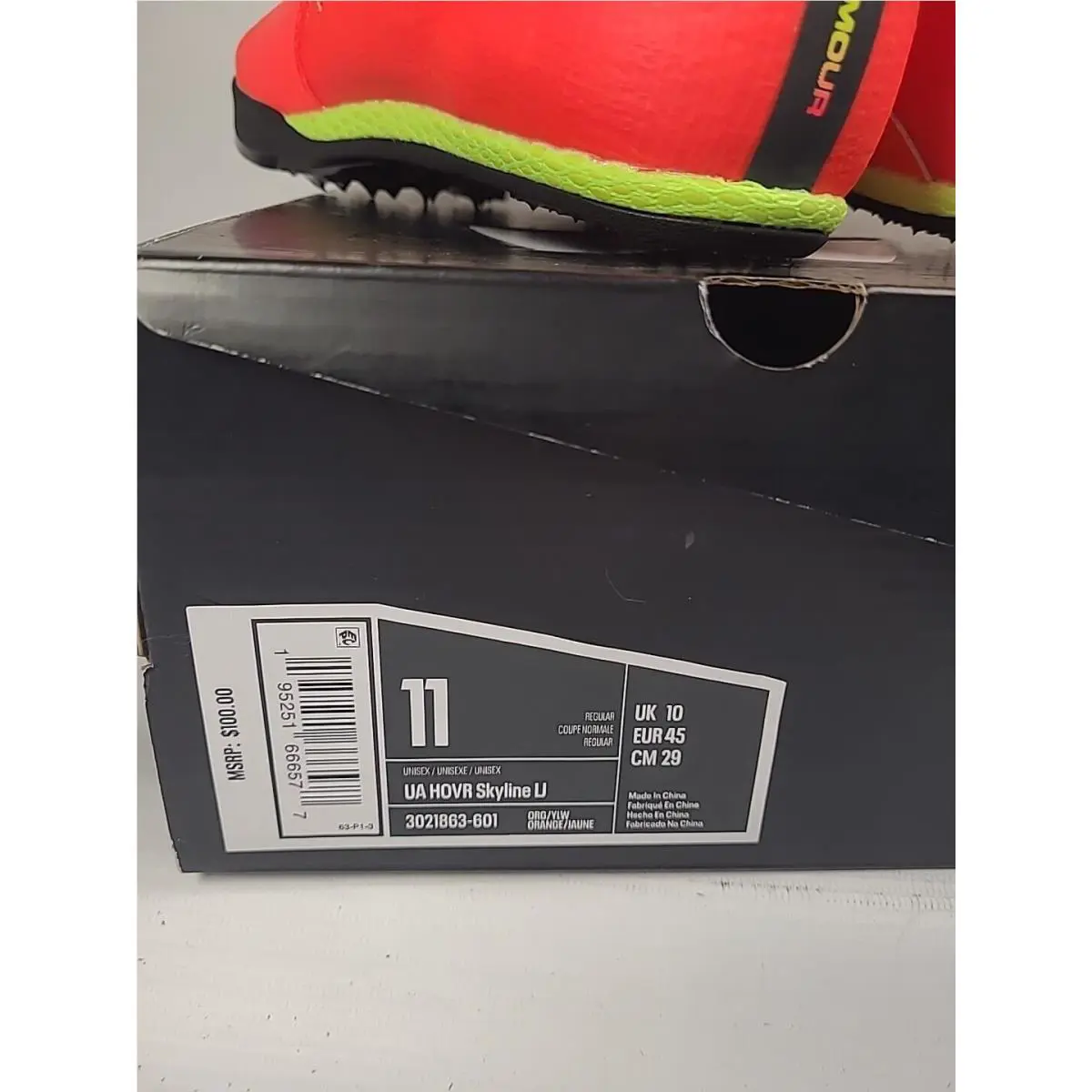 Under Armour shoes - 3021863 - 3021863 - Orange 2