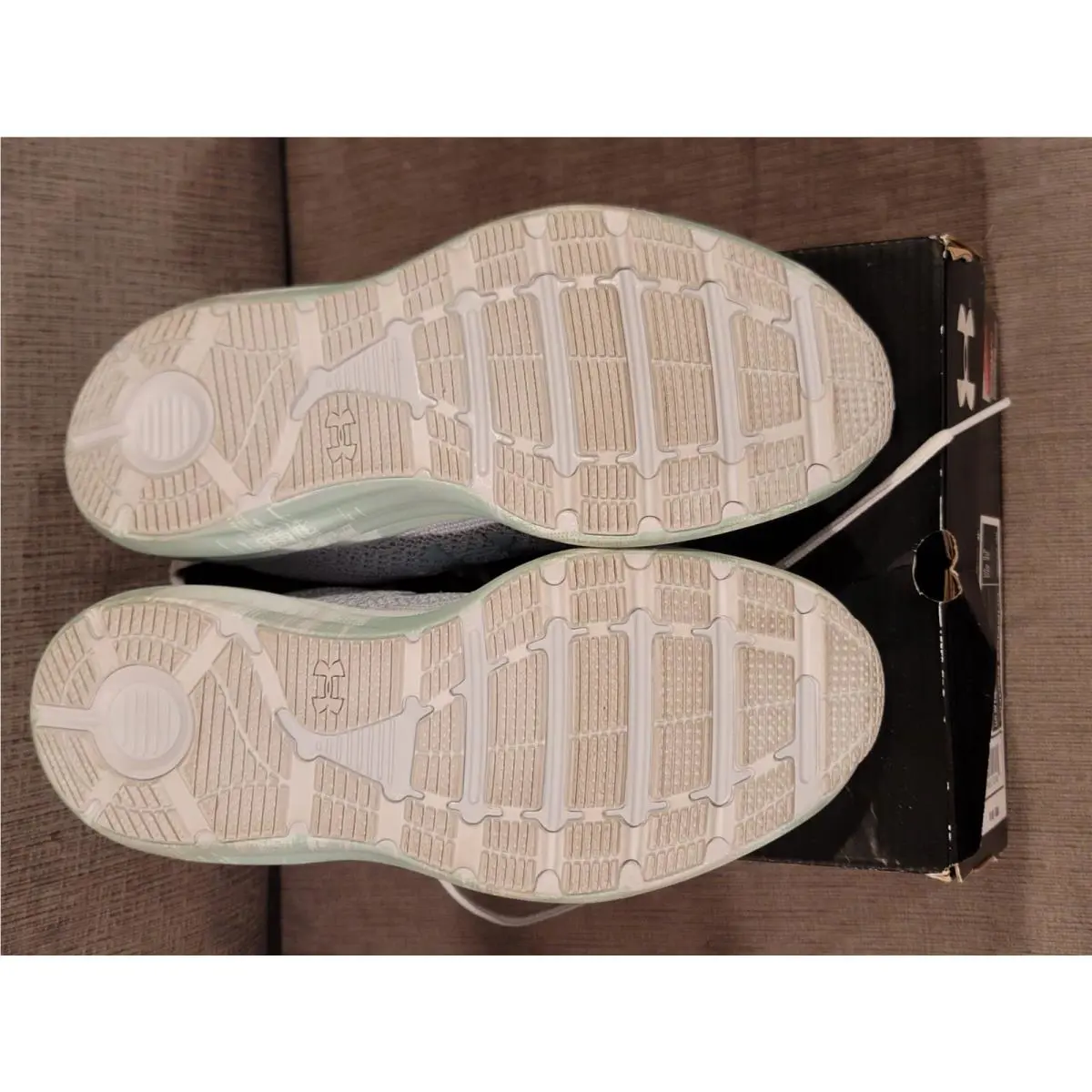 Under Armour shoes - Under Armour Liquify Print - Liquify Print - 3023618-100 - White, Mineral Blue (UPC: 194512437482) 3