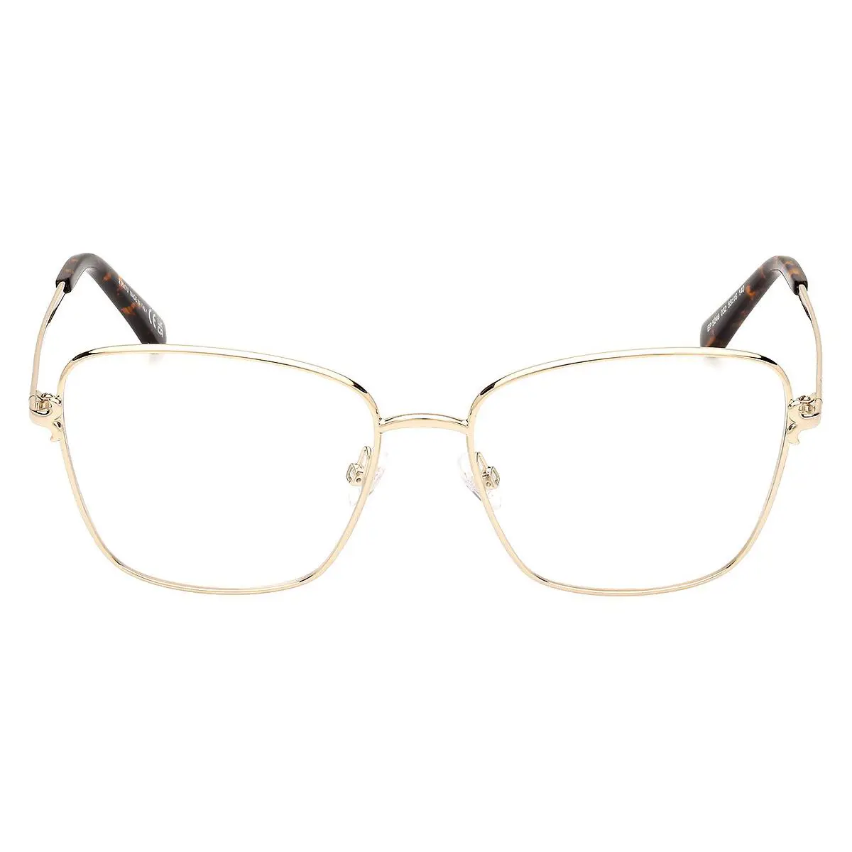 Emilio Pucci EP5246 Eyeglasses Women Shiny Pale Gold 55mm
