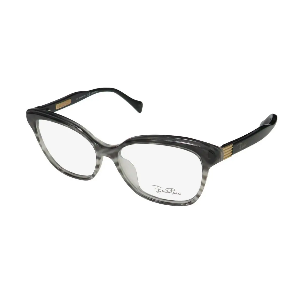 Emilio Pucci 2697 Eyeglasses Plastic 006 51-15-135 Italy Cat Eye Womens