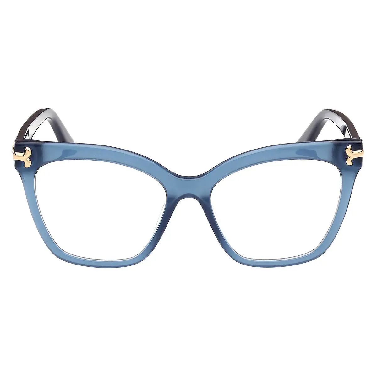 Emilio Pucci EP5235 Eyeglasses Women Shiny Blue 54mm - Frame: Shiny Blue, Lens: Demo