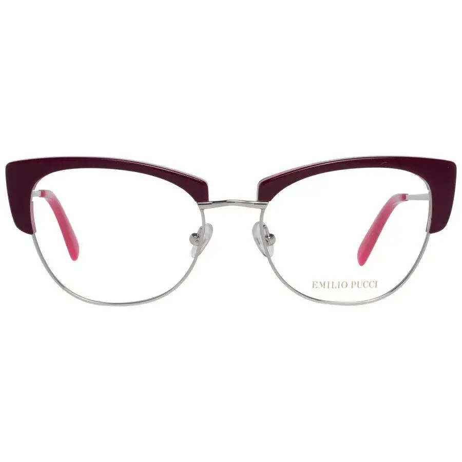 Emilio Pucci EP5102 083 Burgundy Metal Eyeglasses Frame 54-18-140 5102