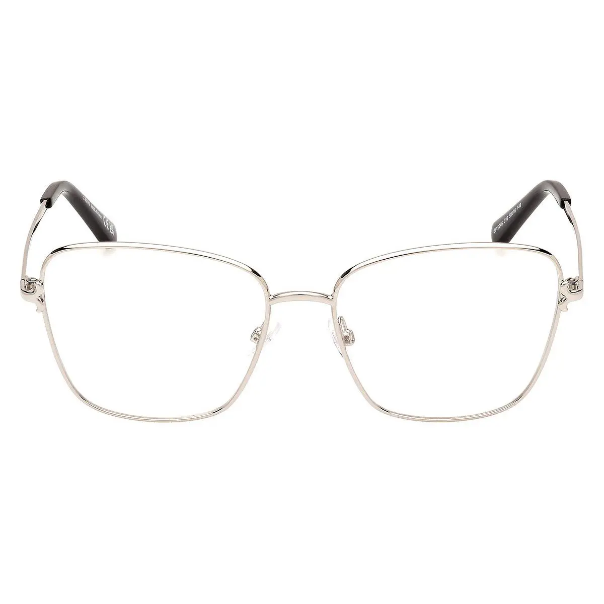 Emilio Pucci EP5246 Eyeglasses Women Shiny Palladium 55mm - Frame: Shiny Palladium, Lens: Demo