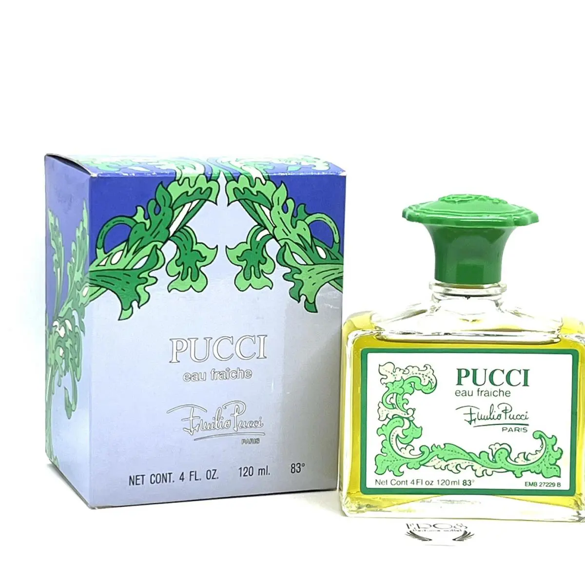 Pucci Eau Fraiche Emilio Pucci France 120ML Splash Hard TO Find ’