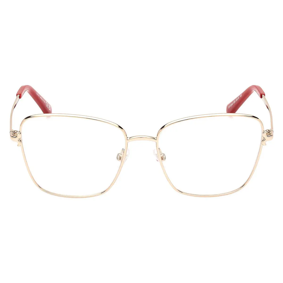 Emilio Pucci EP5246 Eyeglasses Women Shiny Rose Gold 55mm - Frame: Shiny Rose Gold, Lens: Demo