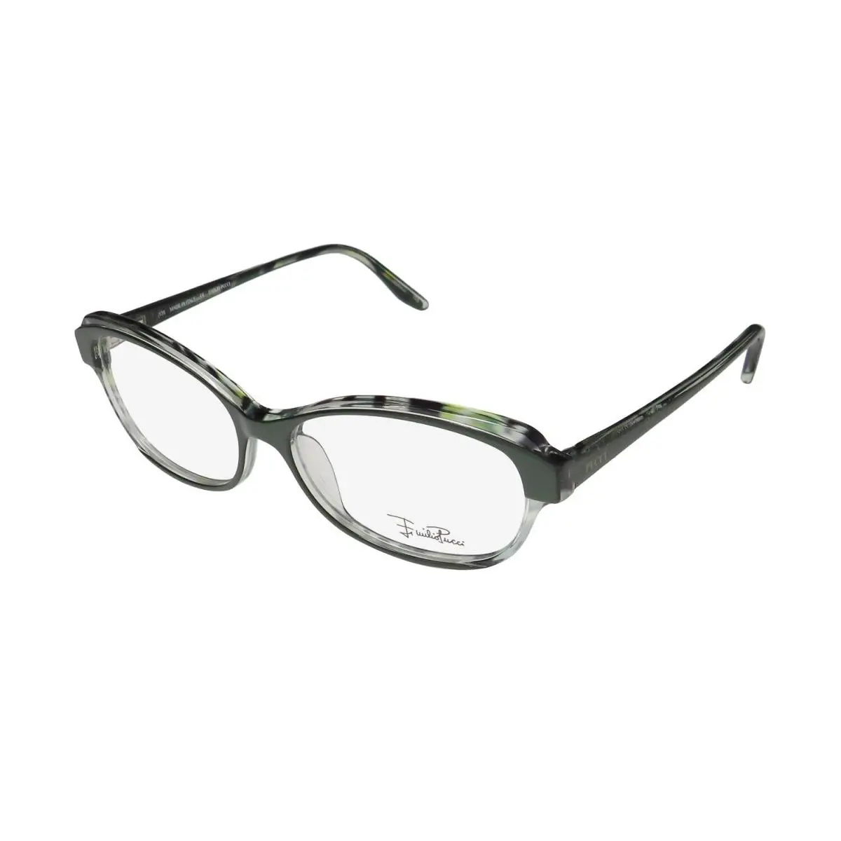Emilio Pucci 2650 Glasses Full-rim 53-15-135 Womens Plastic 024 Italy Oval