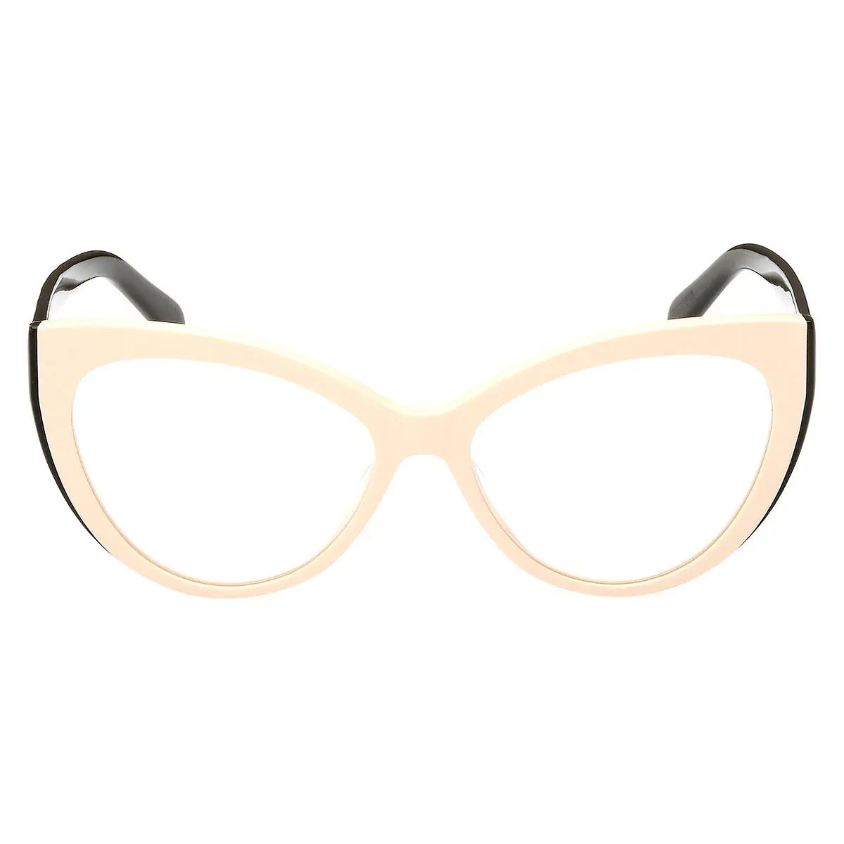 Emilio Pucci EP5215 Eyeglasses Women Shiny White Cat Eye 54mm - Frame: Shiny White, Lens: Demo