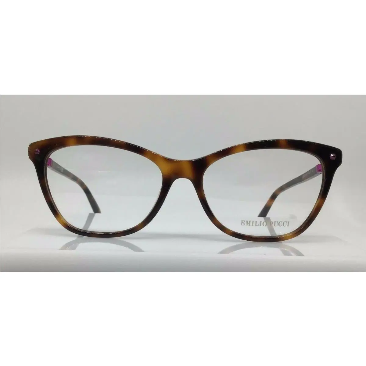 EP5121 Havana Pink 052 Plastic Optical Eyeglasses Frame 54-16-140 by Emilio Pucci