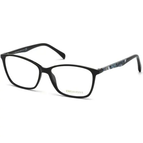 Emilio Pucci EP 5009 001 Black Plastic Optical Eyeglasses Frame 54-16-135 EP5009