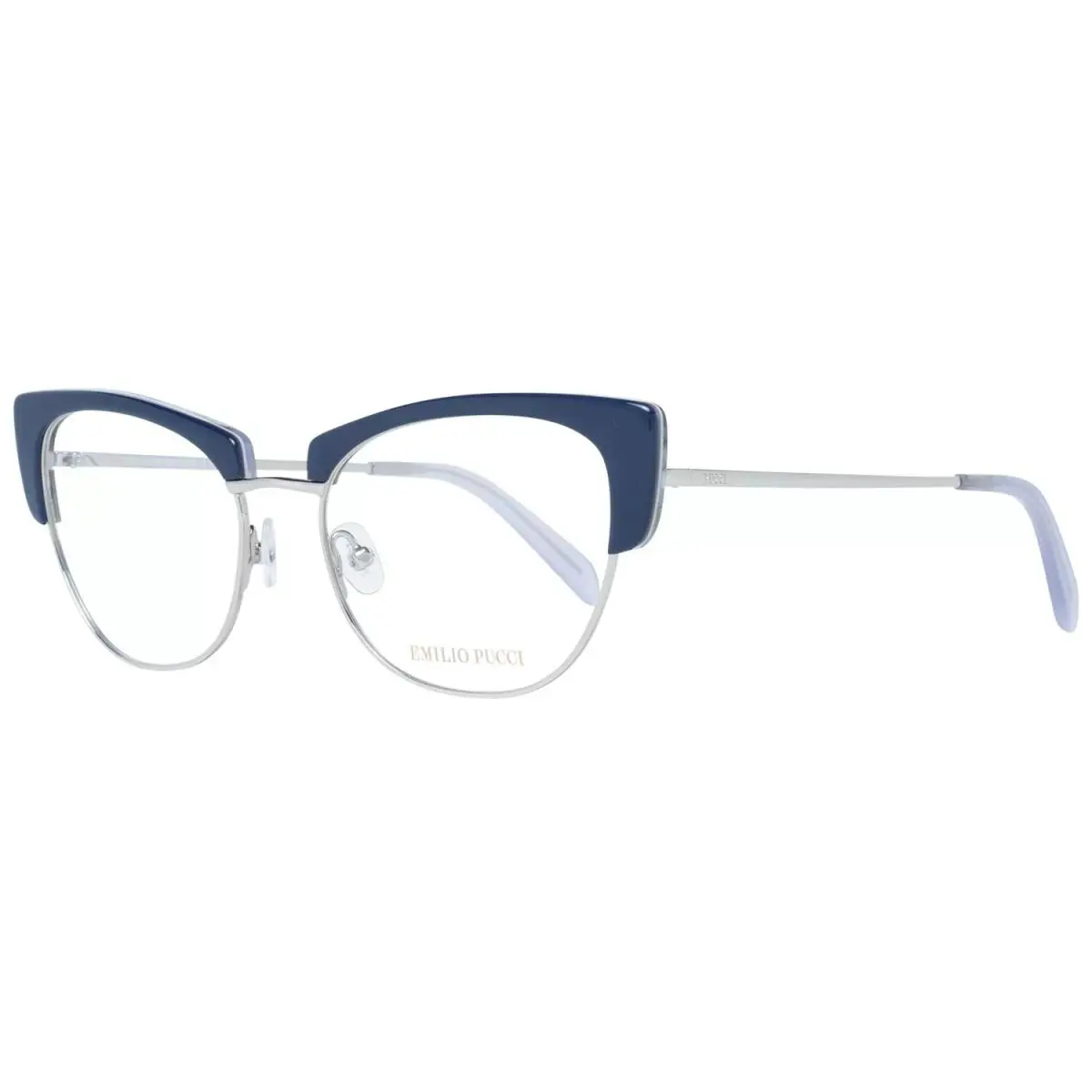 EP5102 092 Blue/ Silver Metal Eyeglasses Frame 54-18-140 5102 by Emilio Pucci