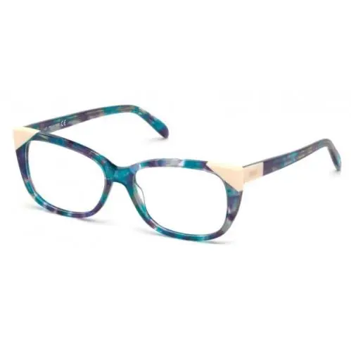 EP 5117 092 Purple Blue Havana Plastic Cat Eye Eyeglasses 54-15-140 by Emilio Pucci