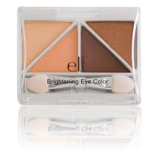 E.l.f. Brightening Eye Color Quad Pick Your Color w/ Set of 5 Eye Brushes by e.l.f. Cosmetics