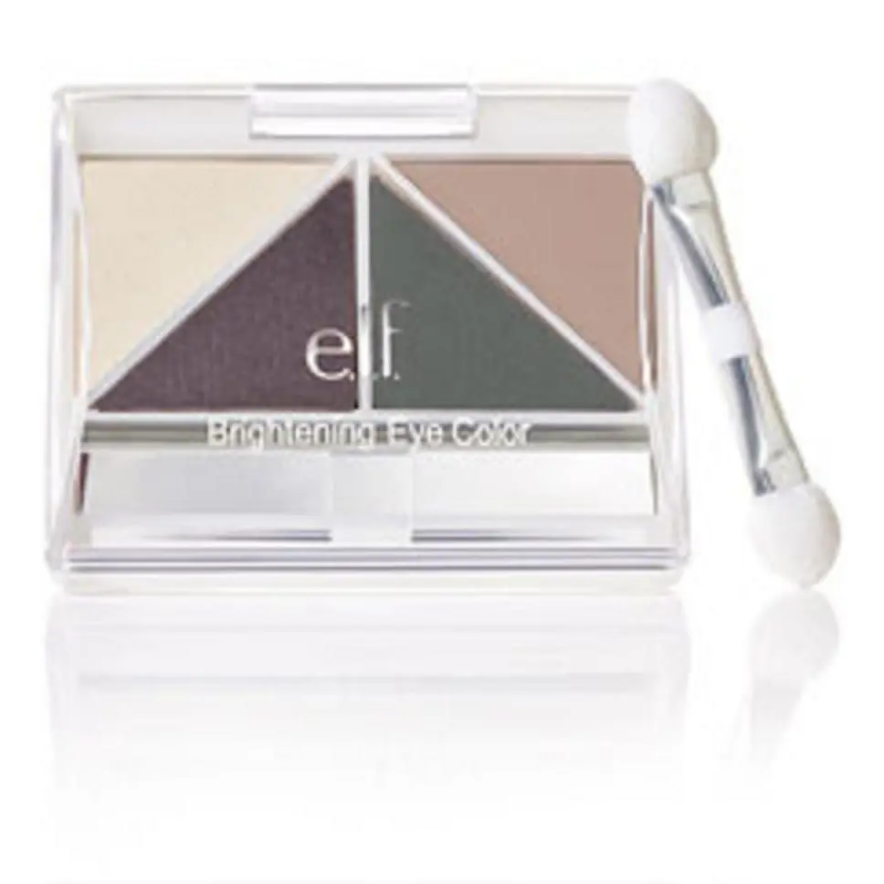 E.l.f. Brightening Eye Color Quad Pick Your Color w/ Set of 5 Eye Brushes Day 2 Night by e.l.f. Cosmetics