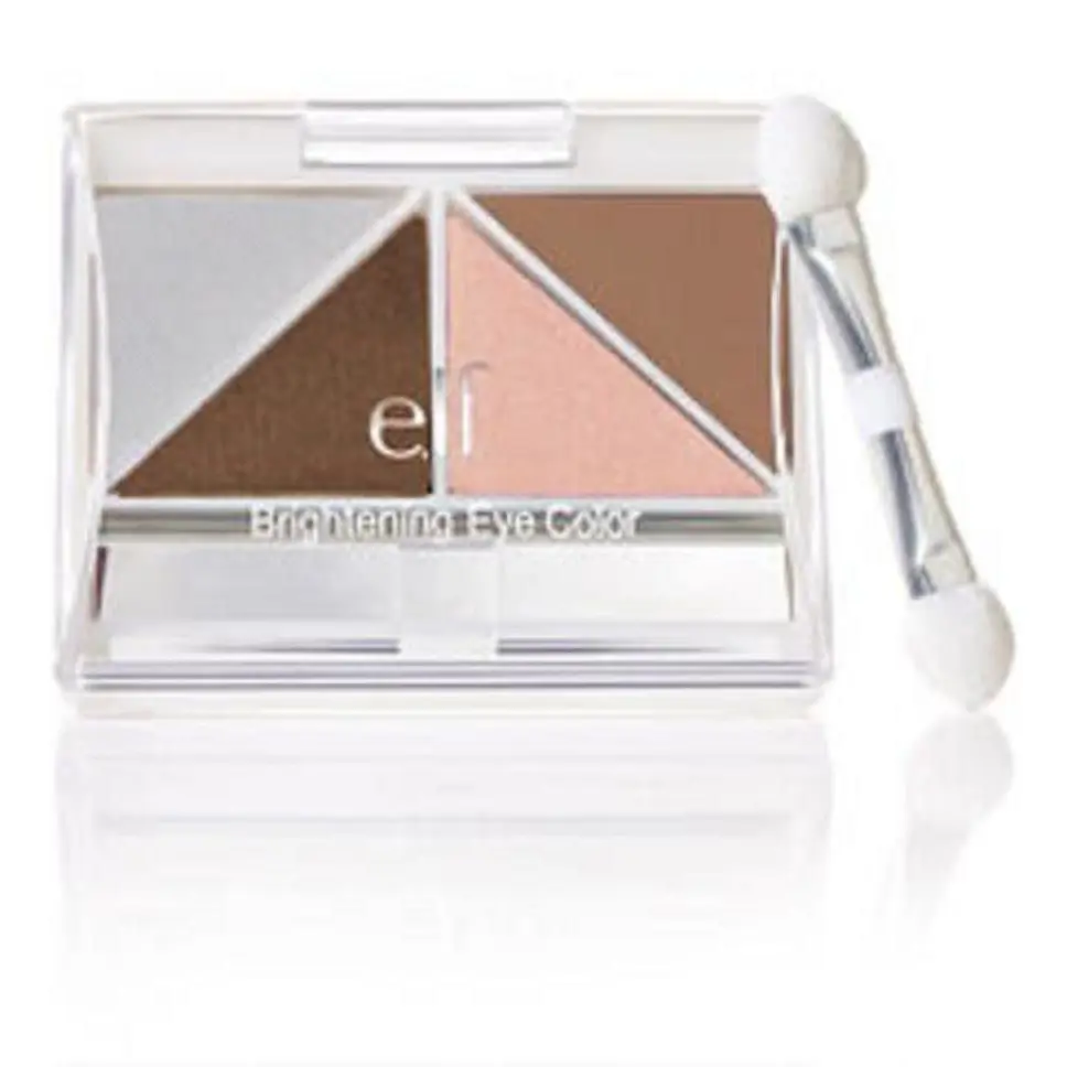 E.l.f. Brightening Eye Color Quad Pick Your Color w/ Set of 5 Eye Brushes Noveau Neutrals by e.l.f. Cosmetics