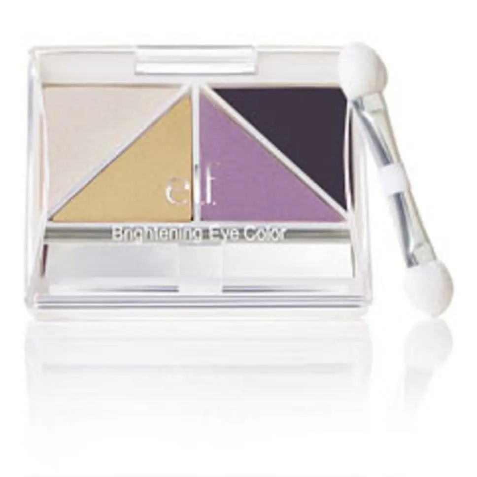 E.l.f. Brightening Eye Color Quad Pick Your Color w/ Set of 5 Eye Brushes Rocker by e.l.f. Cosmetics