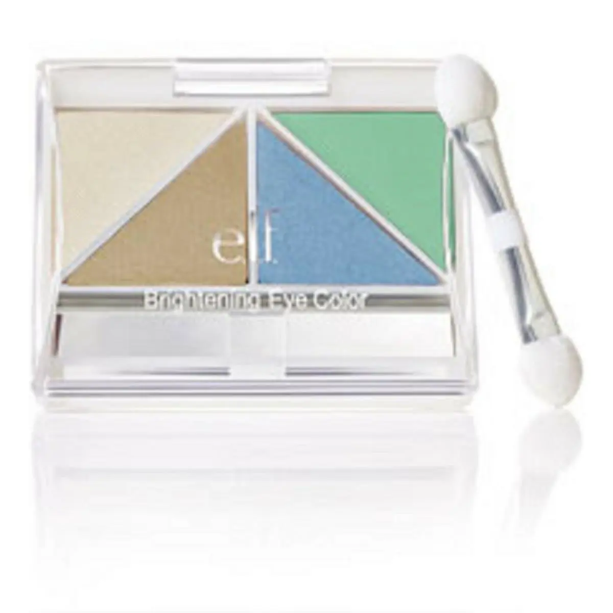 E.l.f. Brightening Eye Color Quad Pick Your Color w/ Set of 5 Eye Brushes Teal Dream by e.l.f. Cosmetics