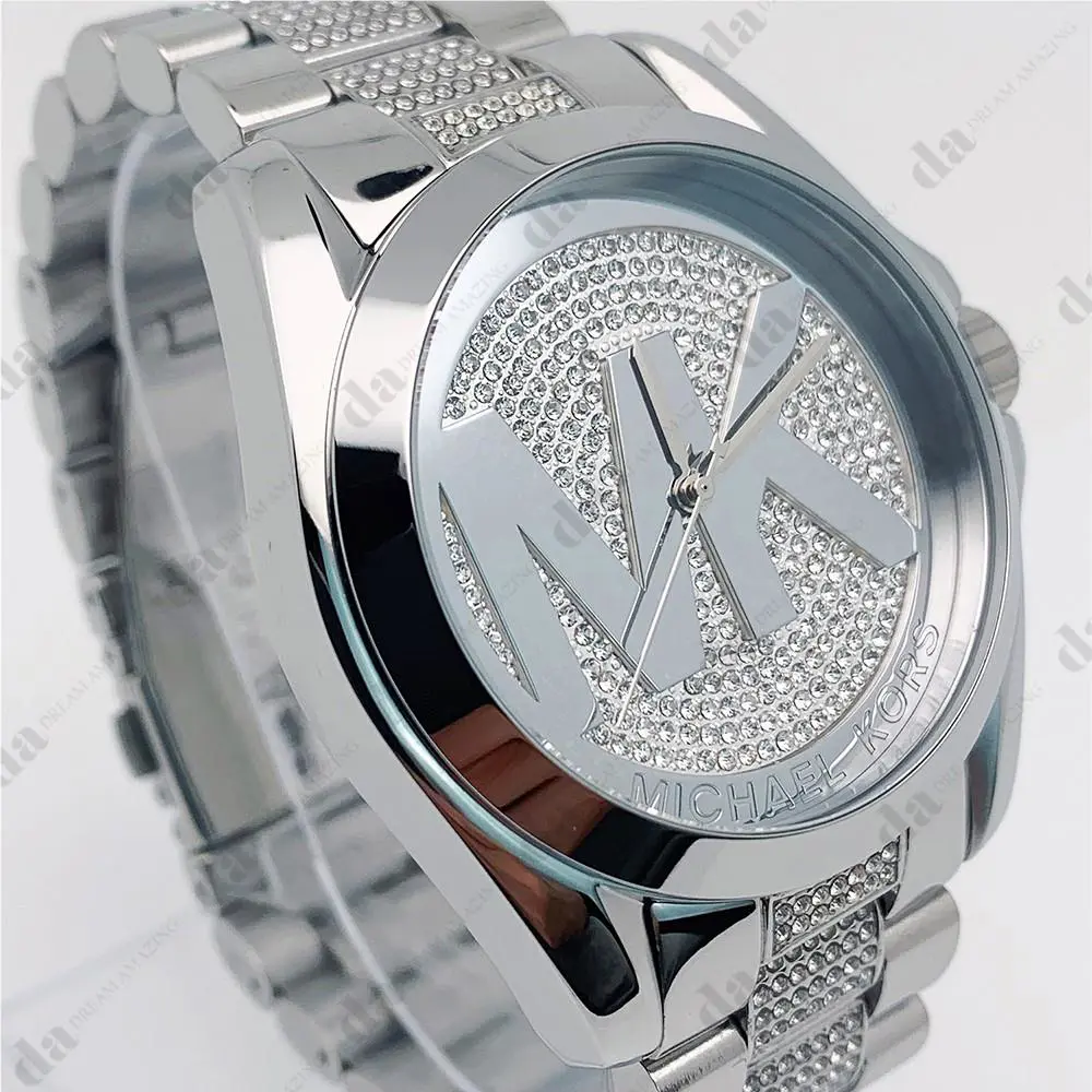 Michael Kors MK6486 MK Logo Dial Analog Fashion Casual Quartz Women`s Watch