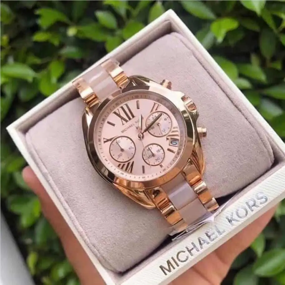 Michael Kors Women`s Bradshaw Rose Gold-tone Watch MK6066