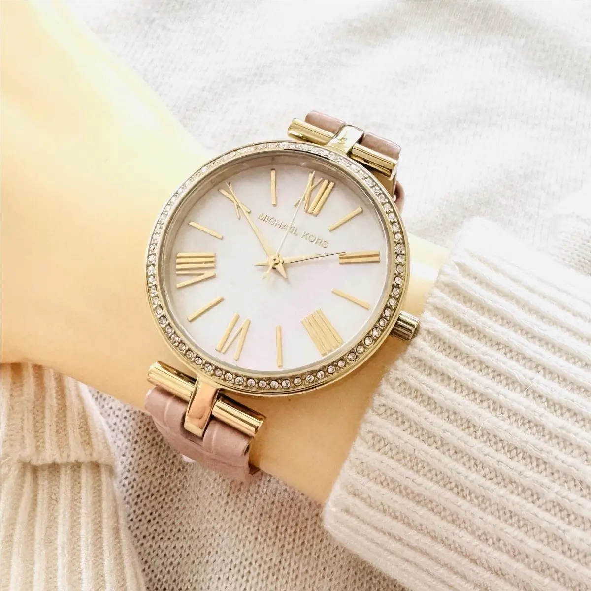 Michael Kors Maci Analog Pink Dial Watch MK2790