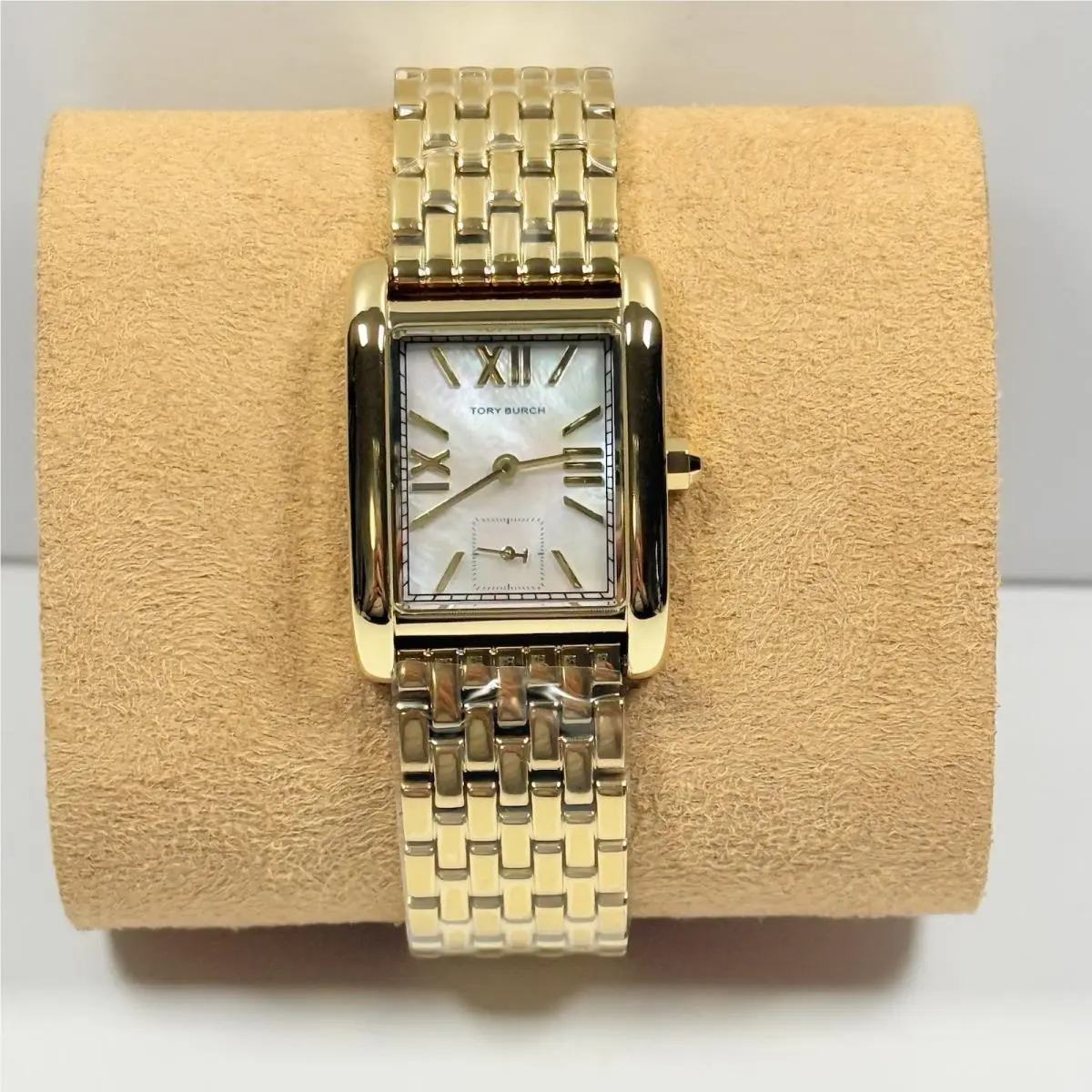 Tory Burch Eleanor TBW1077 Mop Dial Gold Tone Bracelet Women’s Watch