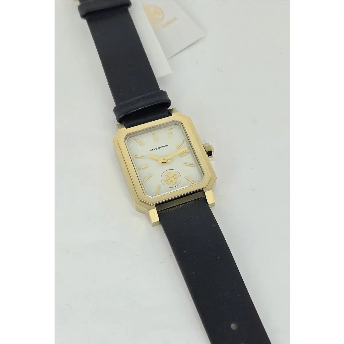 TBW1504 Womens The Robinson Ivory/gold/black Watch by Tory Burch