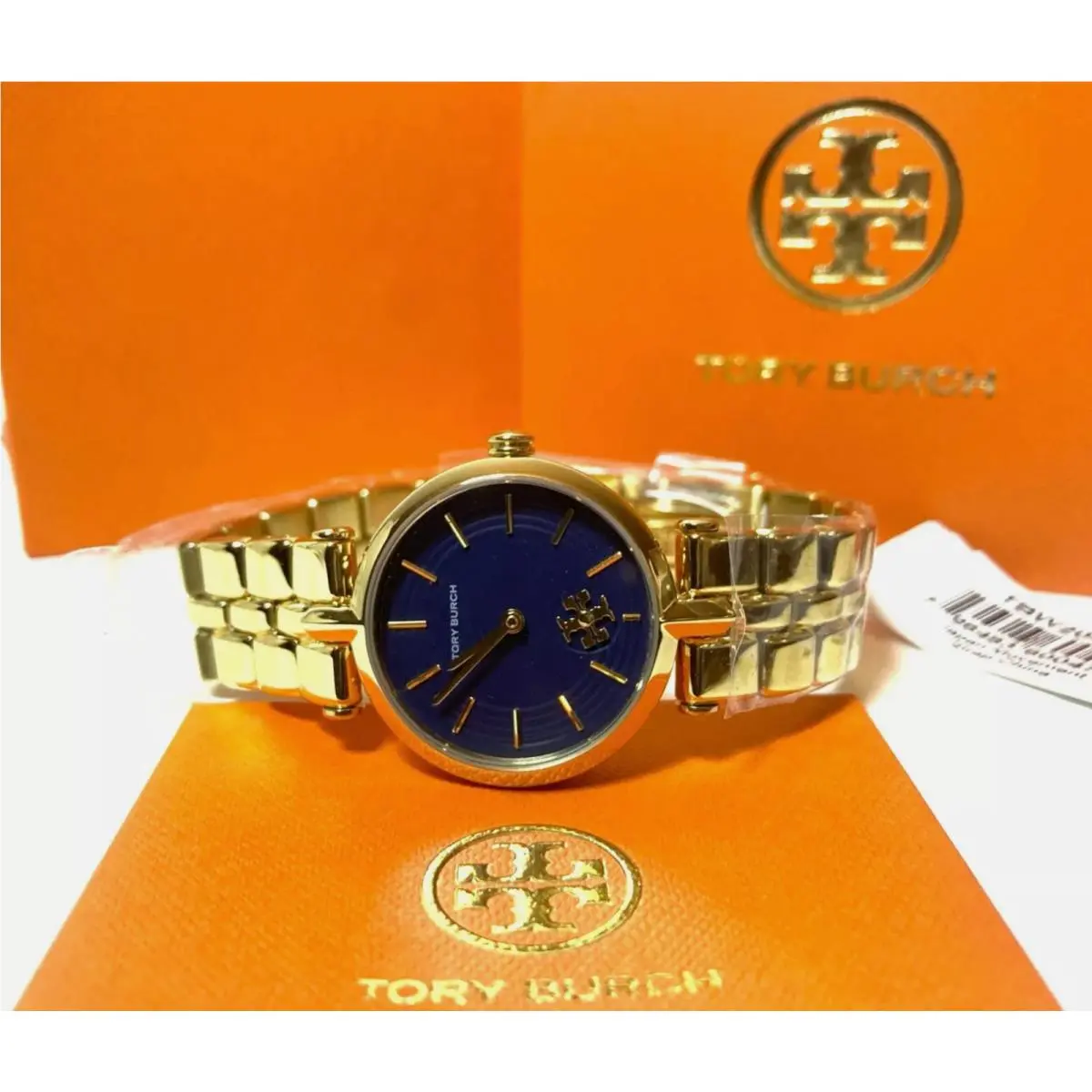 Kira Blue TBW2043 Gold Tone Bracelet Ladies Watch 30MM by Tory Burch