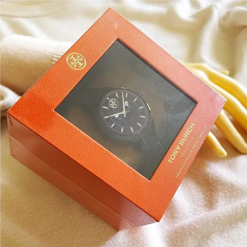Navy Blue Silicone Strap Women`s Touchscreen Smartwatch TBT1002 by Tory Burch