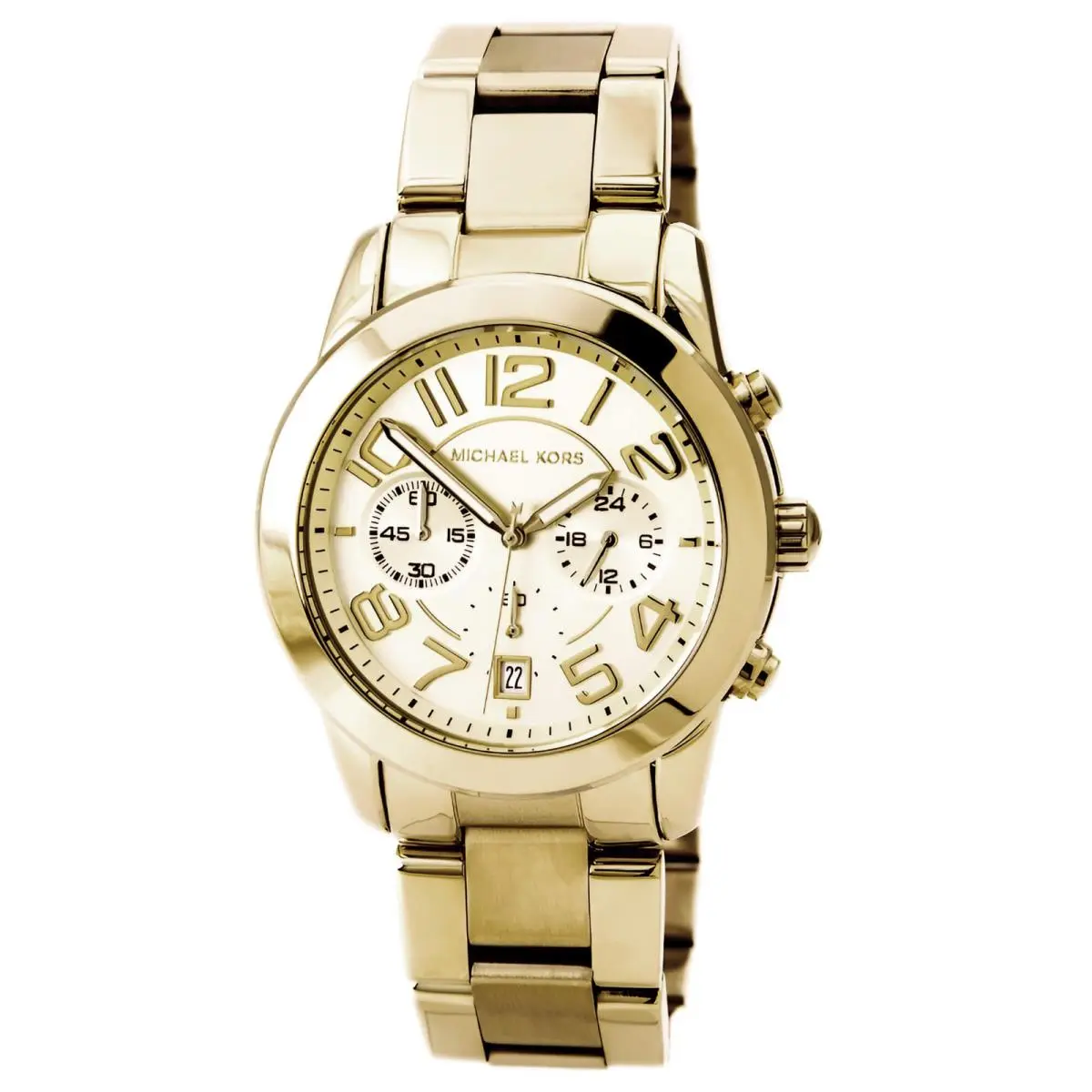 MK5726 Women`s Mercer Chrono Gold Tone Steel Watch by Michael Kors