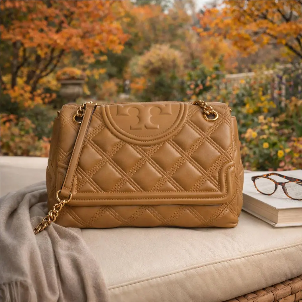 Tory Burch Soft Fleming Convertible Shoulder/crossbody Bag Tiramisu Leather