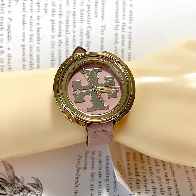 Tory Burch The Miller Leather Strap Watch TBW6205