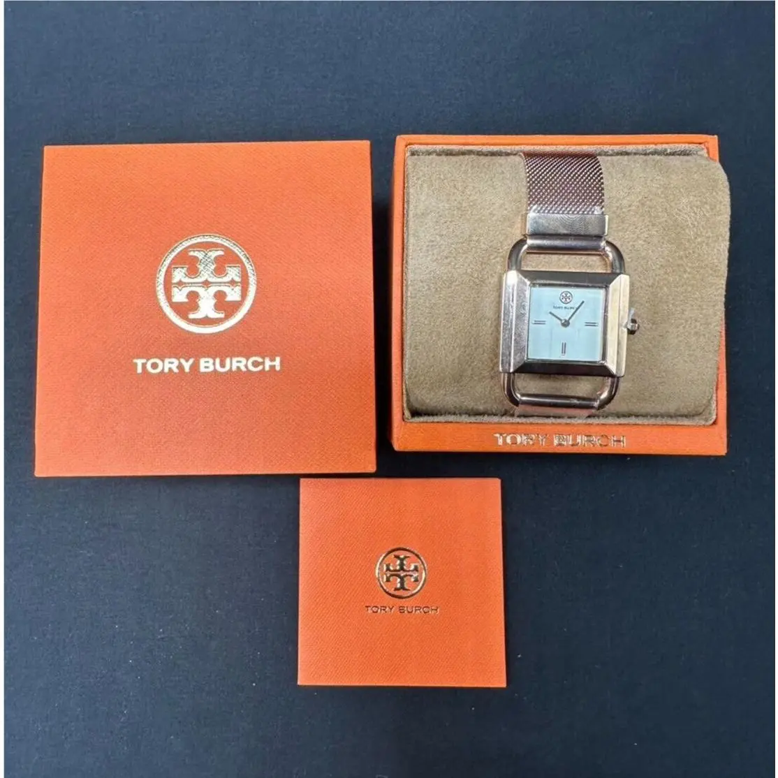 Phipps Rose Gold Stainless Steel Watch TBW7251 Logo by Tory Burch