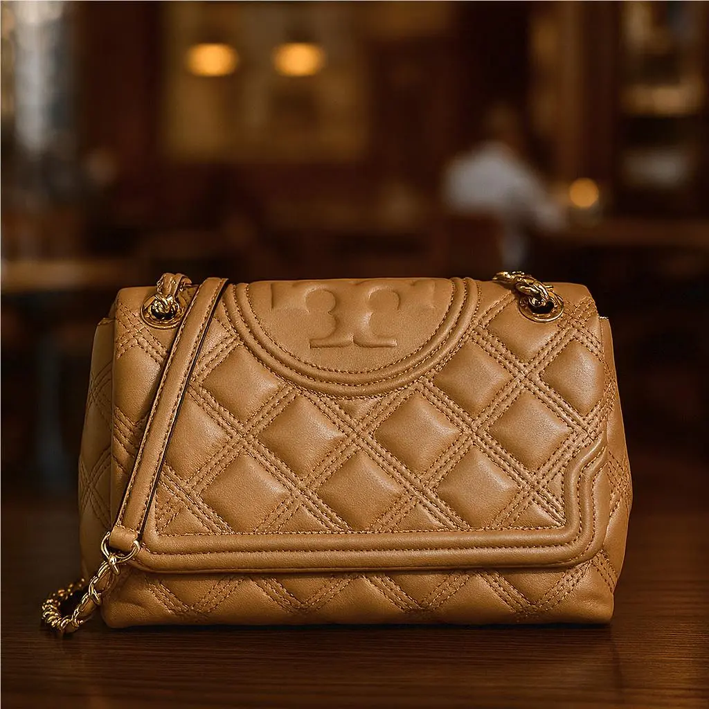 Tory Burch Soft Fleming Convertible Shoulder/crossbody Bag Tiramisu Leather
