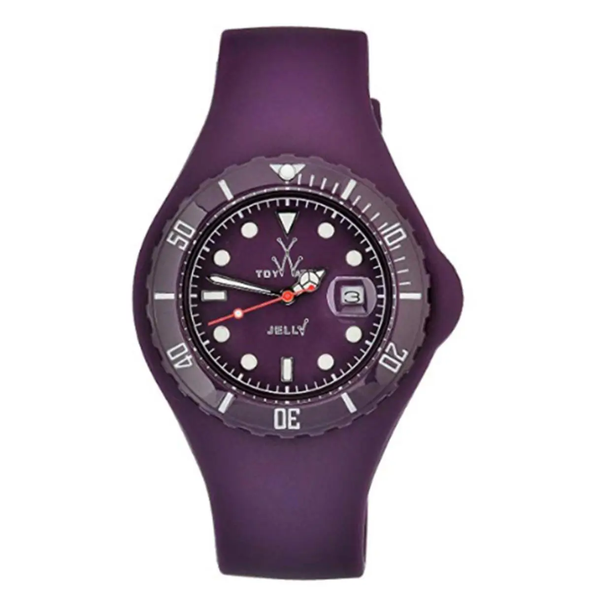 Toywatch JTB18AM Women`s Jelly Quartz Purple Dial Watch by ToyWatch
